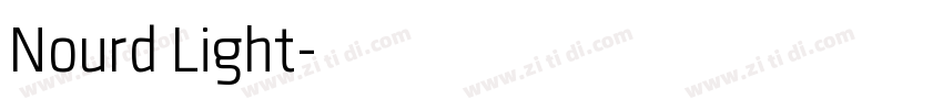 Nourd Light字体转换